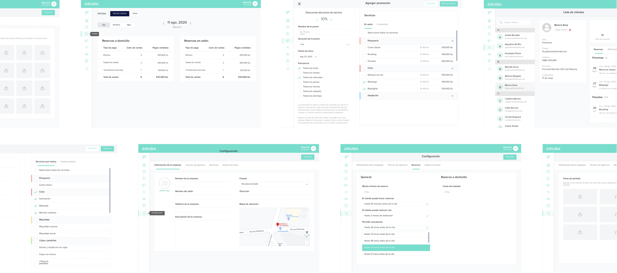 What the panel looked like before